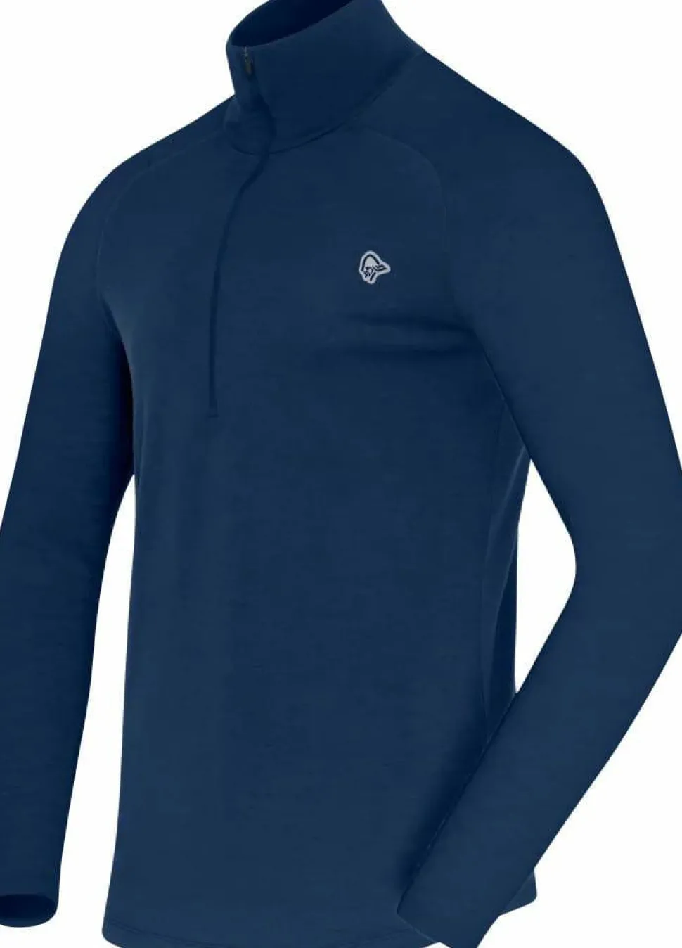 Norrøna Men's Femund PureUll Zip Neck Indigo Night