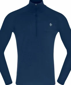 Norrøna Men's Femund PureUll Zip Neck Indigo Night