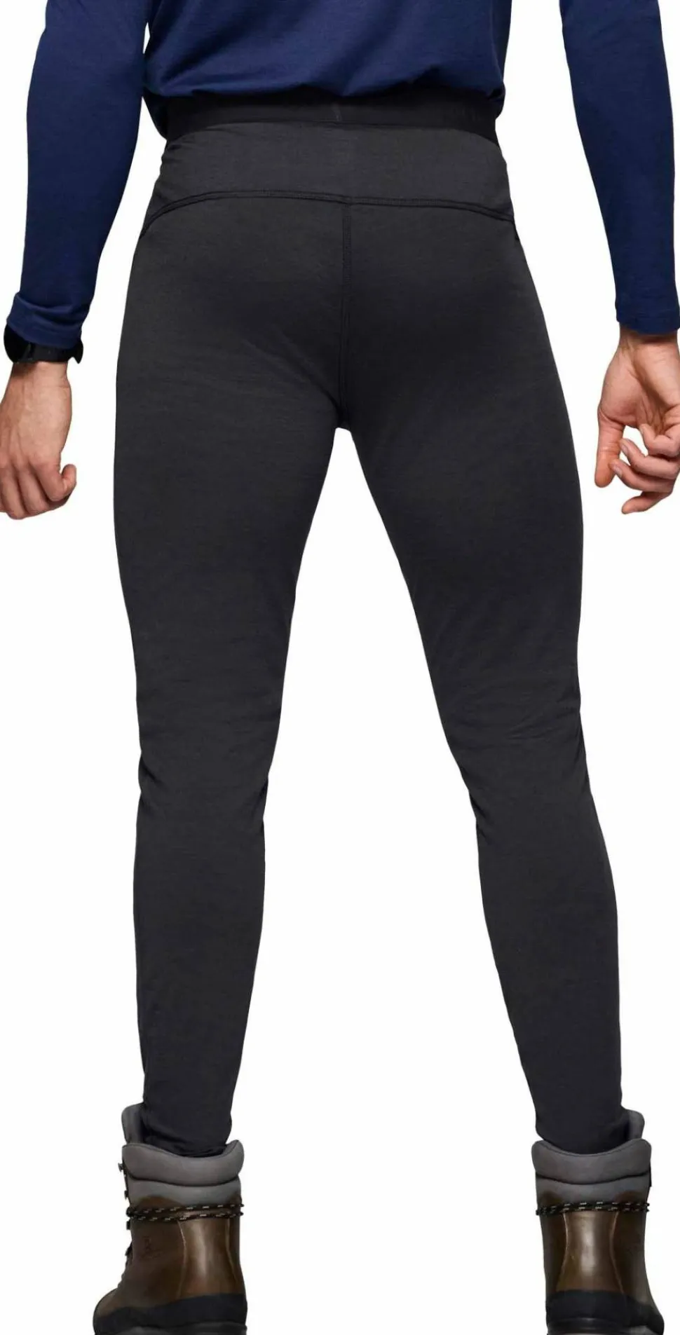 Norrøna Men's Femund PureUll Longs Caviar Black
