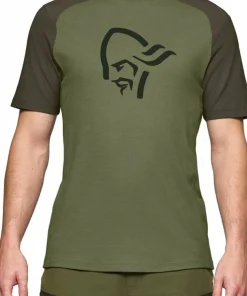 Norrøna Men's Femund PureUll T-Shirt Loden Green