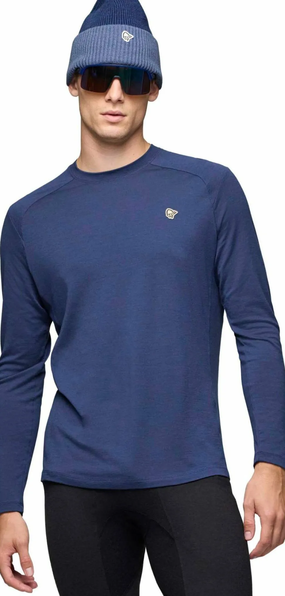 Norrøna Men's Femund PureUll Long Sleeve Indigo Night