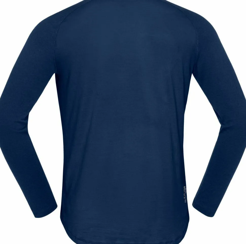 Norrøna Men's Femund PureUll Long Sleeve Indigo Night