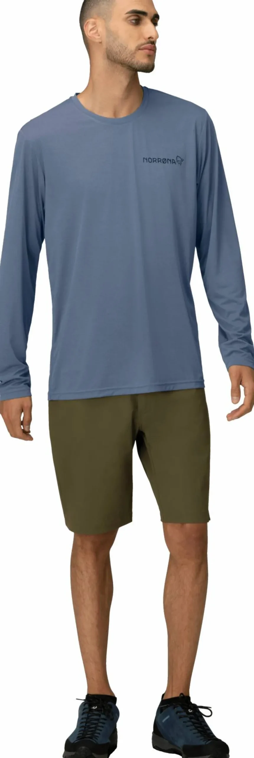 Norrøna Men's Femund Tech Long Sleeve Vintage Indigo