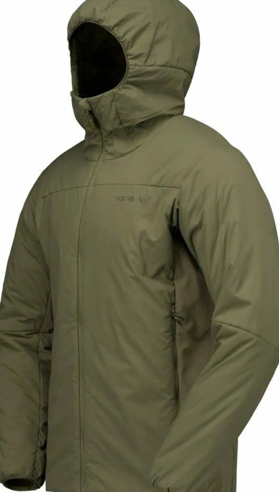 Norrøna Men's Femund Thermo60 Zip Hood Olive Night