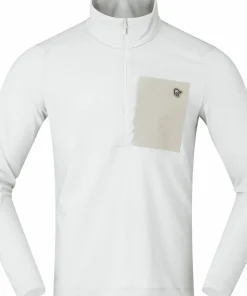 Norrøna Men's Femund Warm1 Half-Zip Snow White