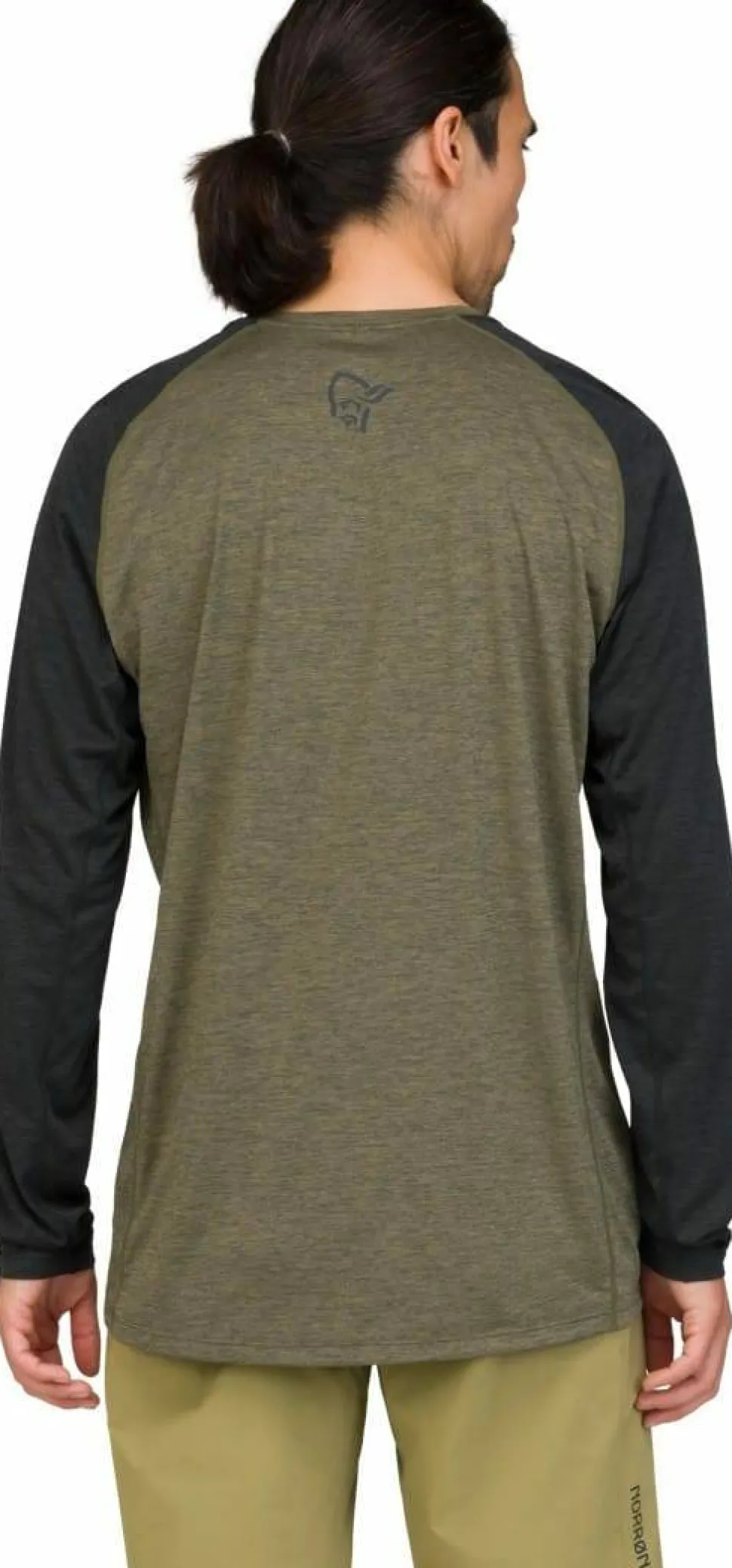 Norrøna Men's Fjørå Equaliser Lightweight Long Sleeve Olive Night