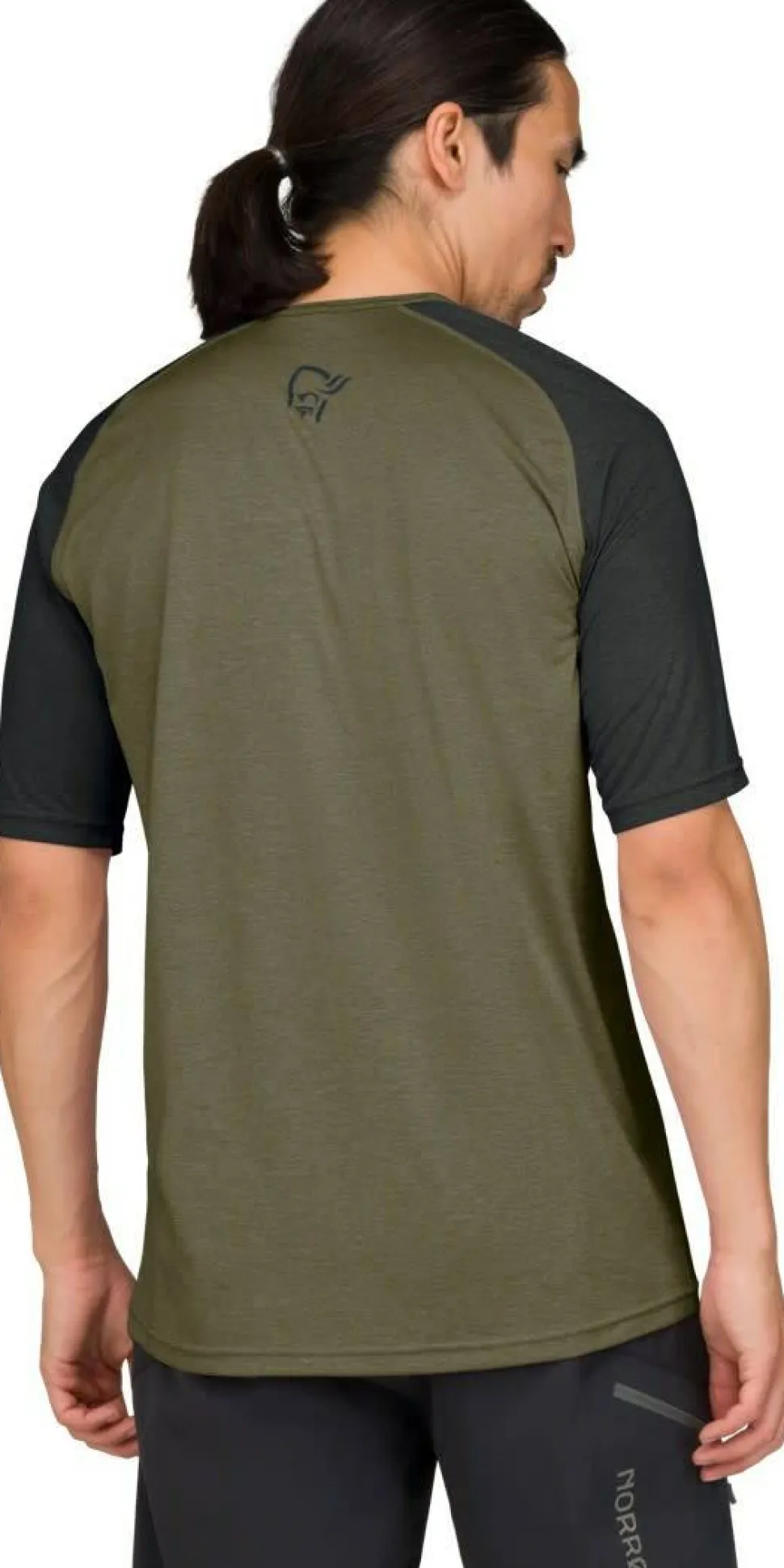Norrøna Men's Fjørå Equaliser Lightweight T-Shirt Olive Night