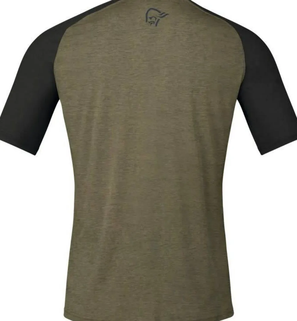 Norrøna Men's Fjørå Equaliser Lightweight T-Shirt Olive Night