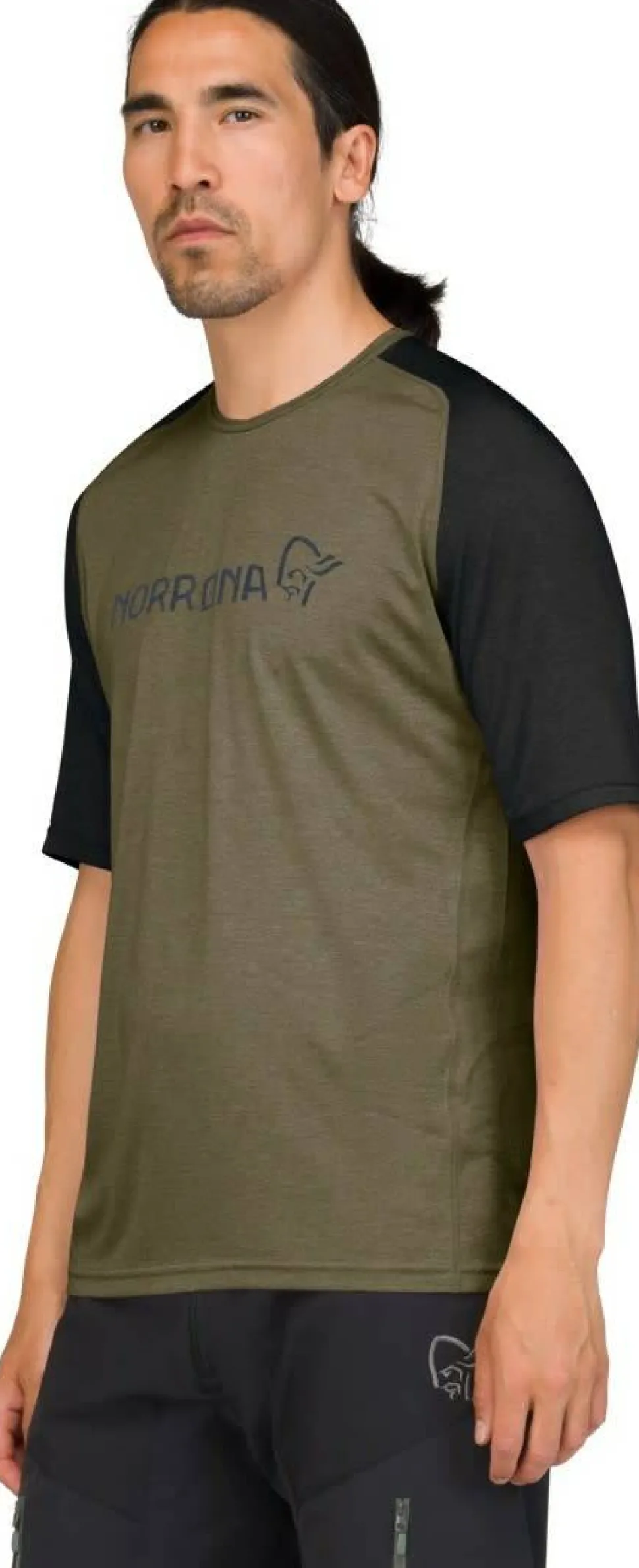 Norrøna Men's Fjørå Equaliser Lightweight T-Shirt Olive Night