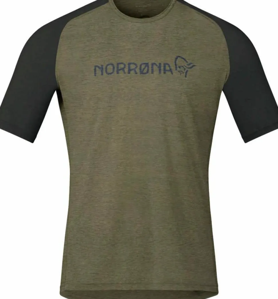 Norrøna Men's Fjørå Equaliser Lightweight T-Shirt Olive Night