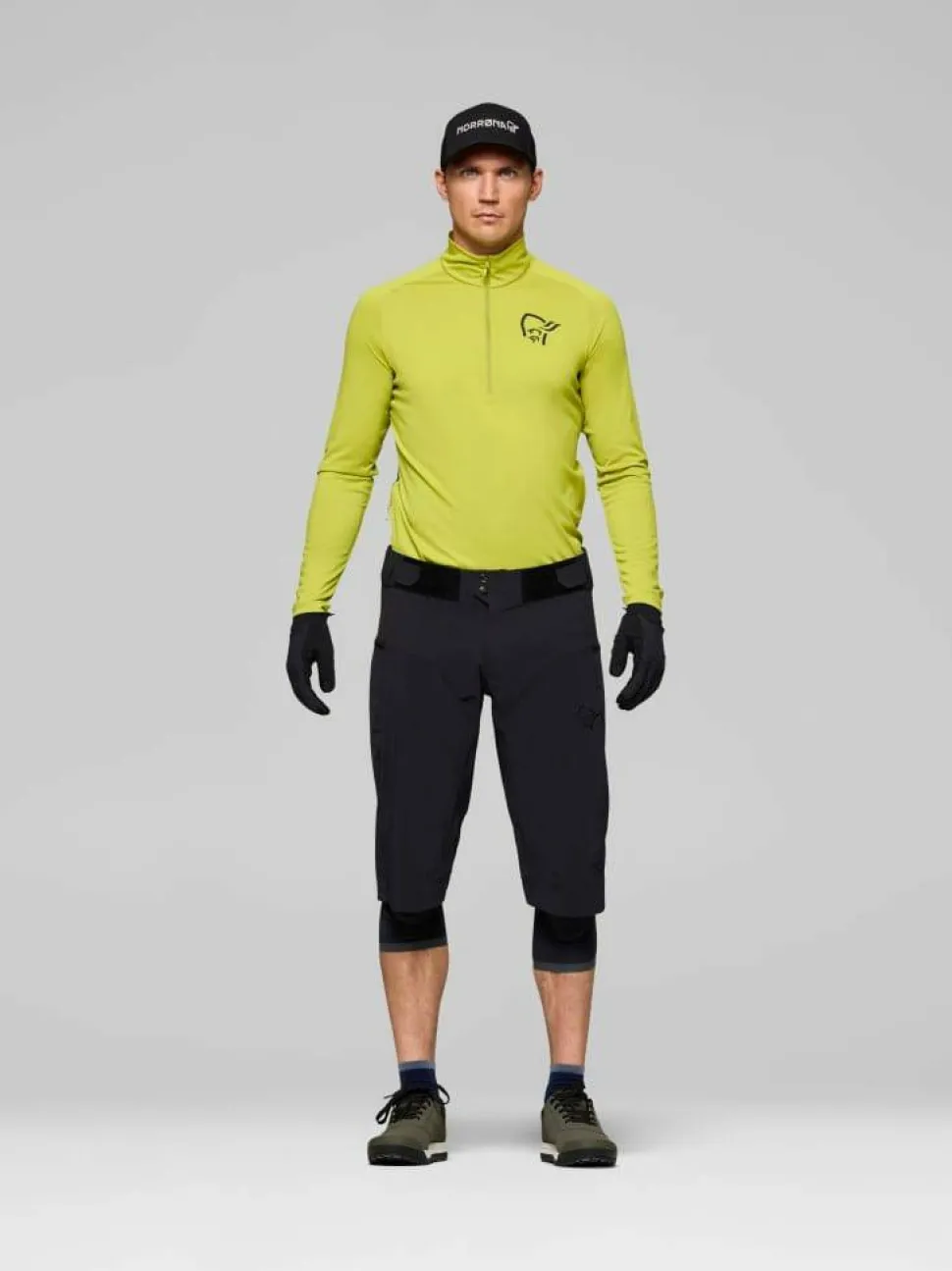 Norrøna Men's Fjørå Flex1 Hybrid Shorts Caviar Black