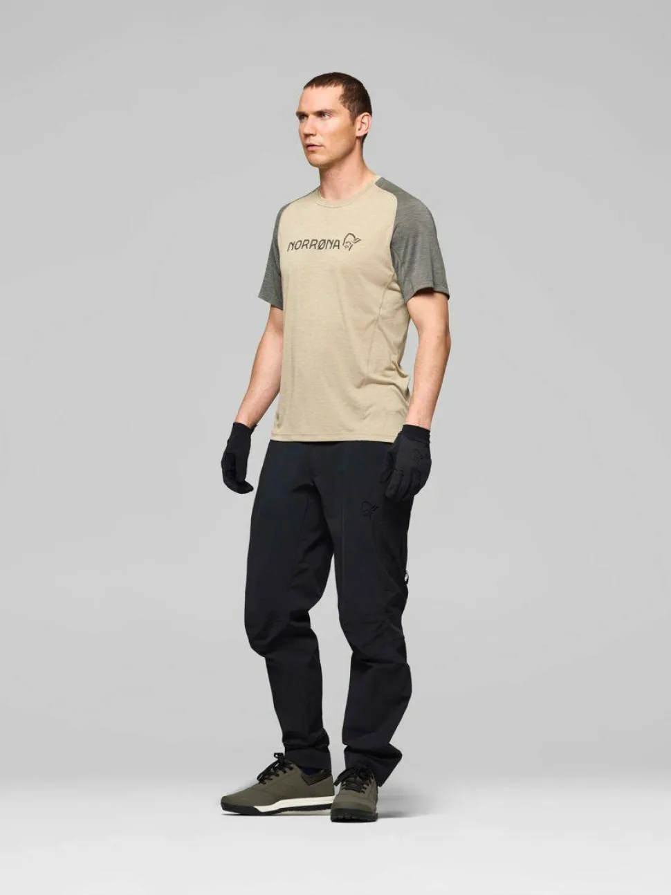Norrøna Men's Fjørå Flex1 Hybrid Pants Caviar Black