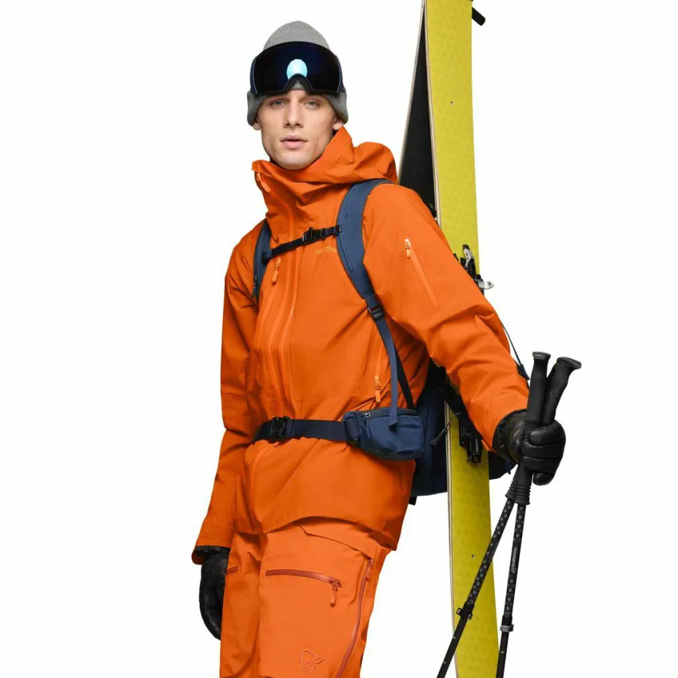 Norrøna Men's Lofoten GORE-TEX Pro Jacket Gold Flame