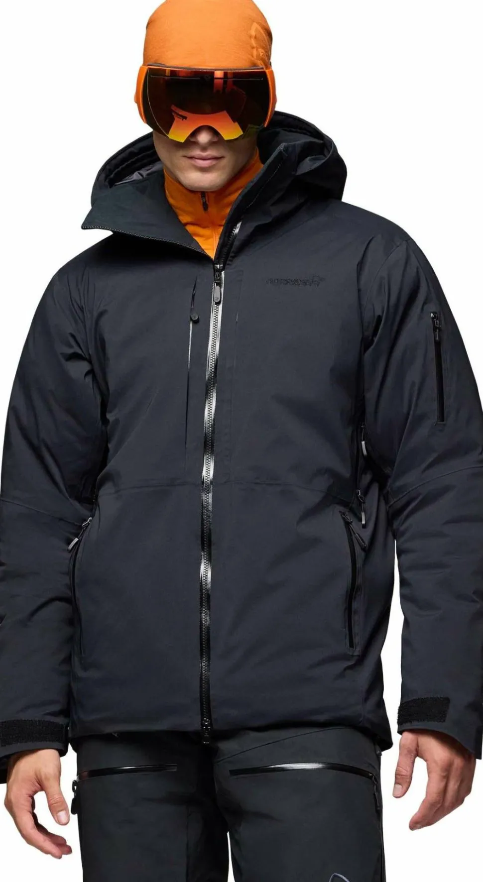 Norrøna Men's Lofoten GORE-TEX Down800 Jacket Caviar Black