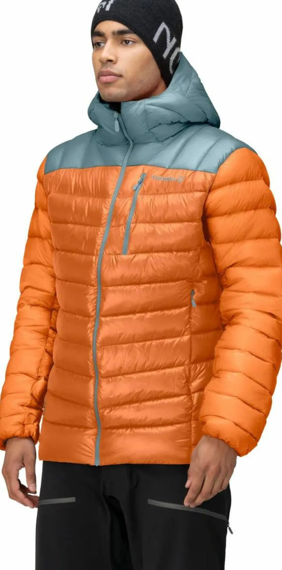 Norrøna Men's Lyngen Down850 Hood Gold Flame