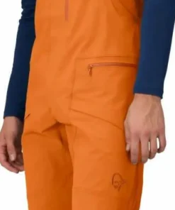 Norrøna Men's Møre Flex1 Bib Gold Flame