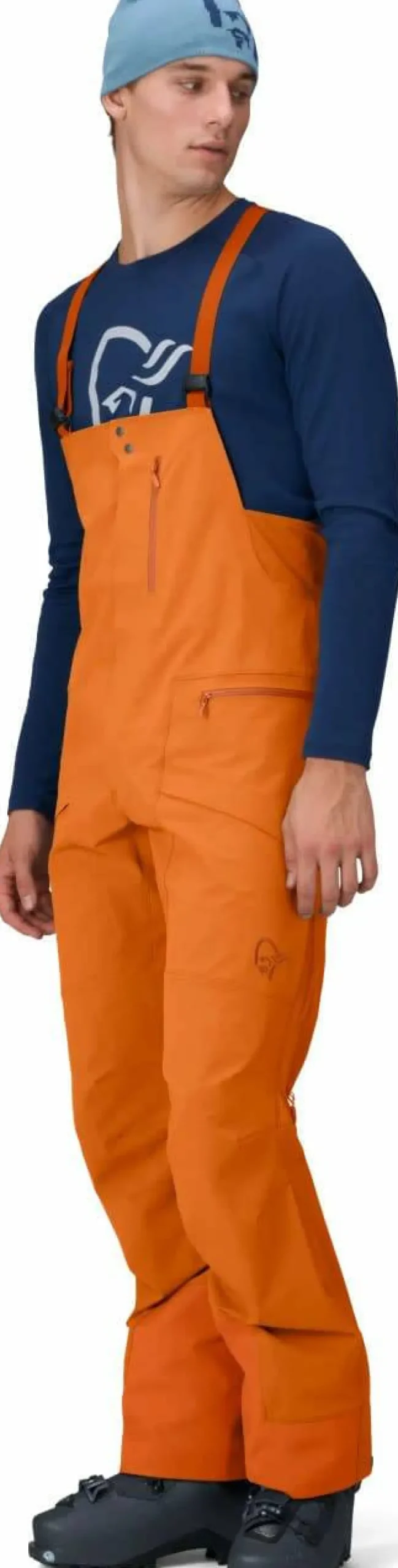 Norrøna Men's Møre Flex1 Bib Gold Flame