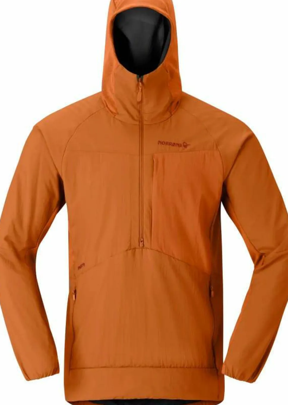 Norrøna Men's Møre Octa Zip Hood Gold Flame