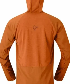 Norrøna Men's Møre Octa Zip Hood Gold Flame