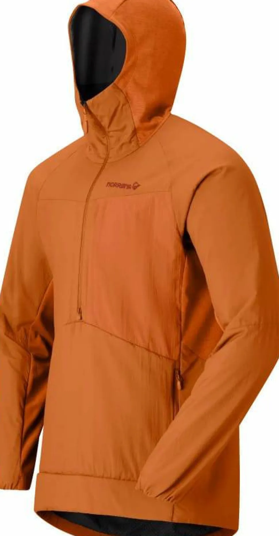 Norrøna Men's Møre Octa Zip Hood Gold Flame