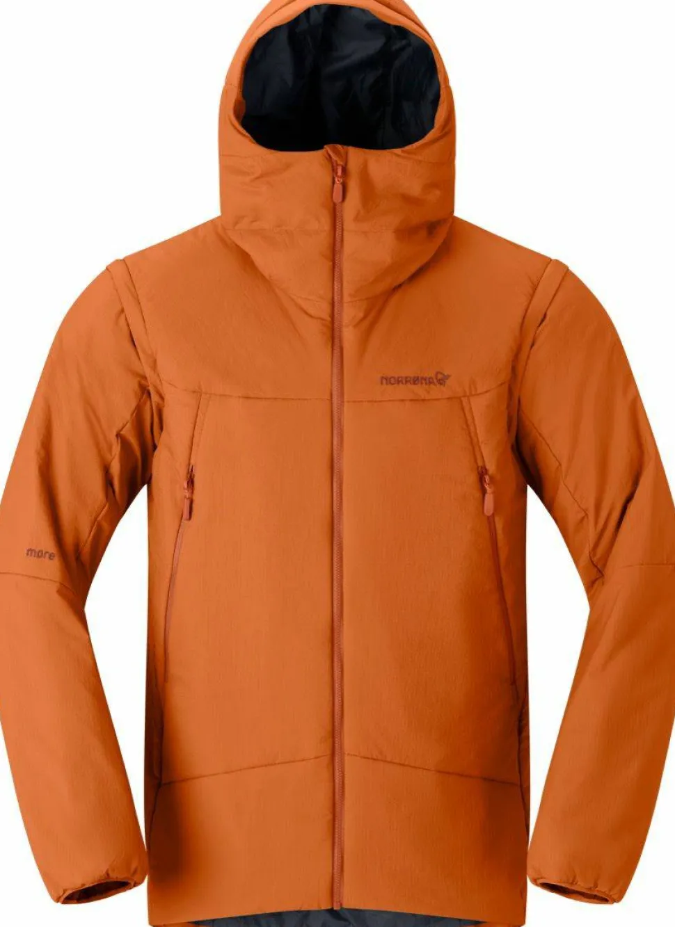 Norrøna Men's Møre Thermo60 Aero200 Jacket Gold Flame