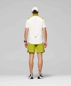 Norrøna Men's Senja Aero90 Vest Golden Lime/snow White