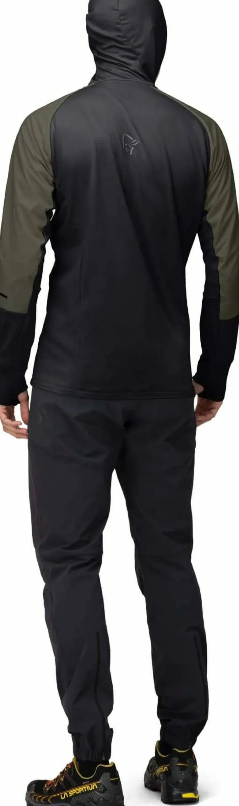 Norrøna Men's Senja Alpha90 Zip Hood Olive Night