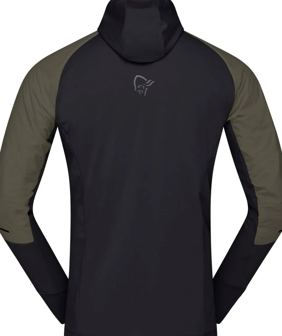 Norrøna Men's Senja Alpha90 Zip Hood Olive Night