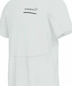 Norrøna Men's Senja Equaliser Lightweight T-Shirt Snow White