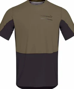 Norrøna Men's Senja Equaliser Lightweight T-Shirt Olive Night