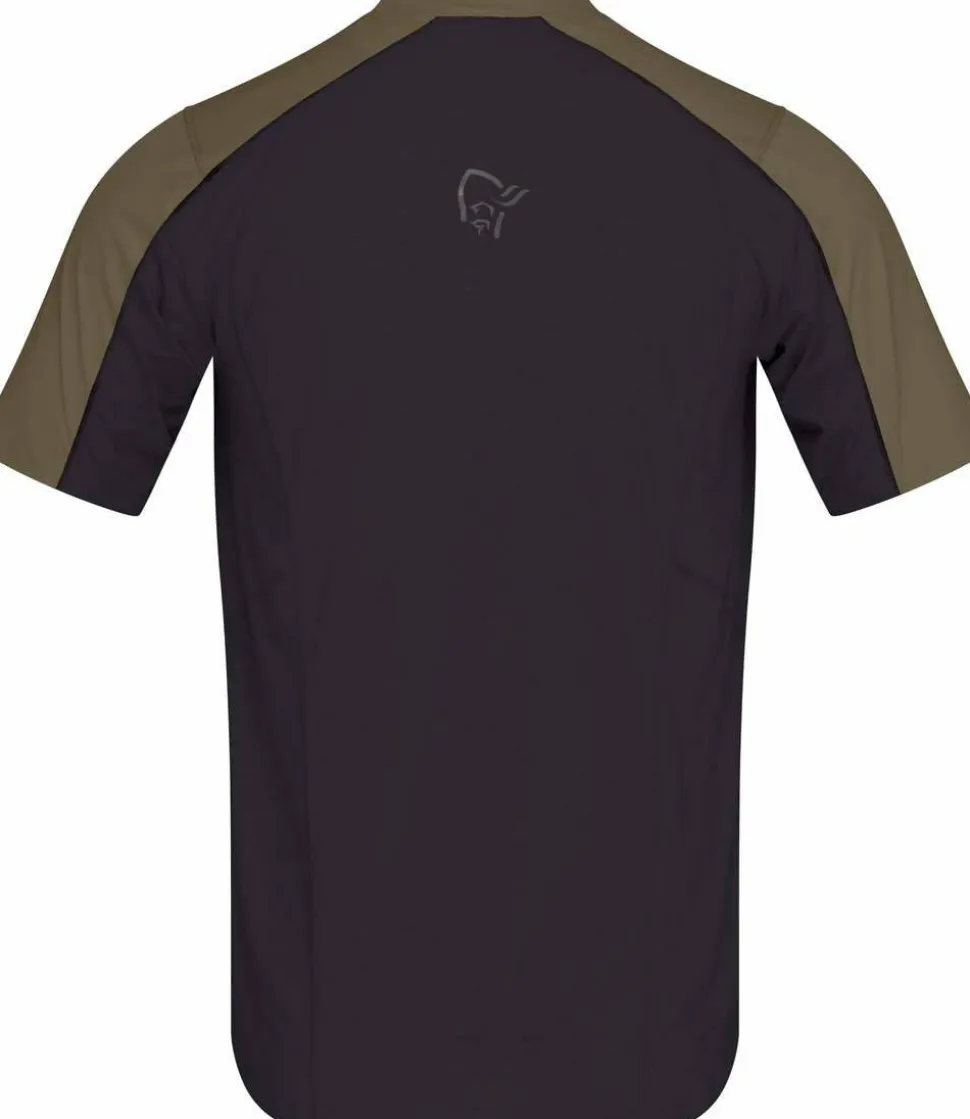 Norrøna Men's Senja Equaliser Lightweight T-Shirt Olive Night