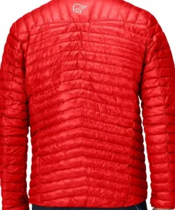 Norrøna Men's Trollveggen Superlight Down Jacket Arednalin Red