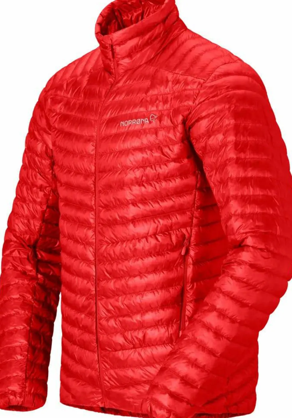 Norrøna Men's Trollveggen Superlight Down Jacket Arednalin Red