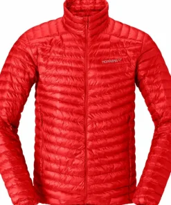 Norrøna Men's Trollveggen Superlight Down Jacket Arednalin Red