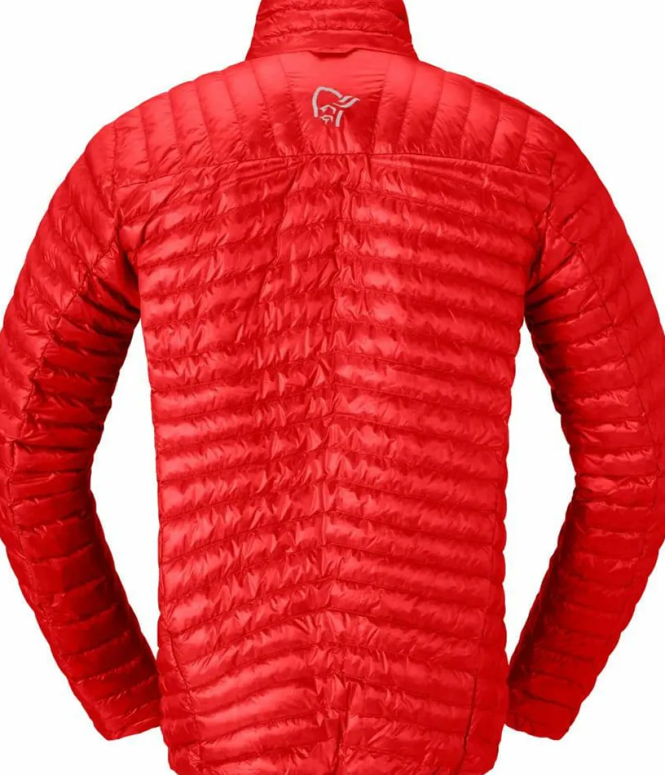 Norrøna Men's Trollveggen Superlight Down Jacket Arednalin Red