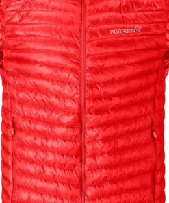 Norrøna Men's Trollveggen Superlight Down Vest Arednalin Red