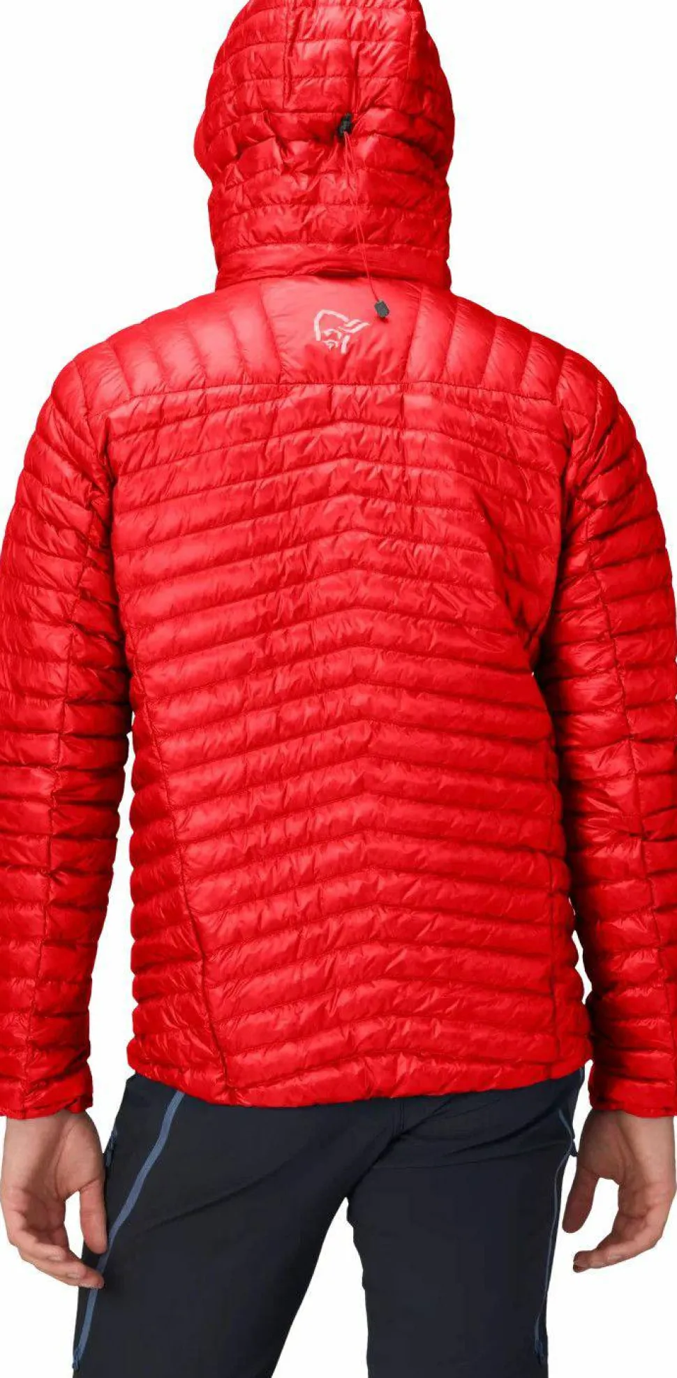 Norrøna Men's Trollveggen Superlight Down Hood Arednalin Red