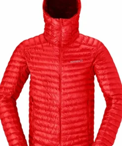 Norrøna Men's Trollveggen Superlight Down Hood Arednalin Red
