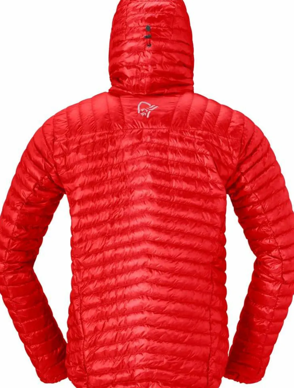 Norrøna Men's Trollveggen Superlight Down Hood Arednalin Red