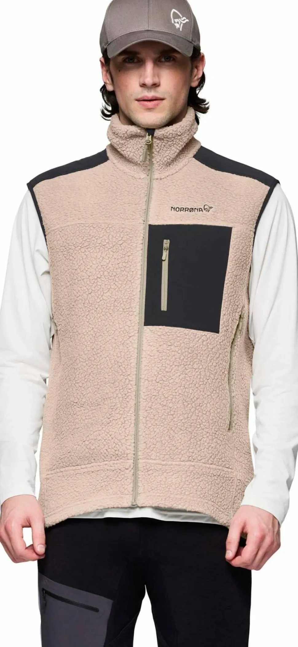 Norrøna Men's Trollveggen Warm3 Vest Winter Twig