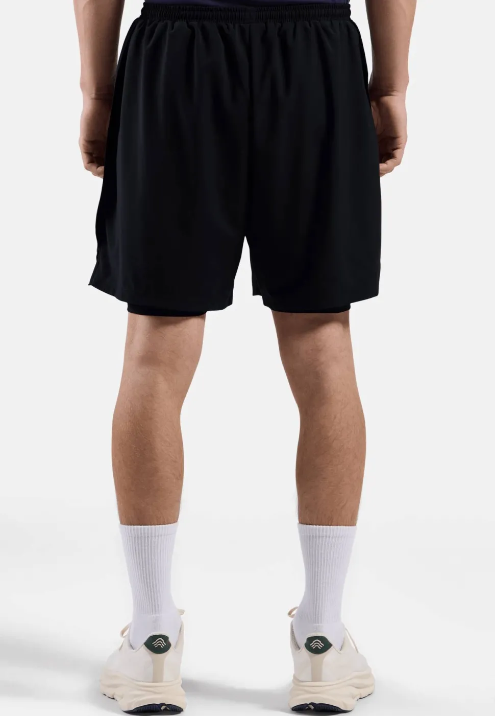 Odlo Men's 2-In-1 Short Essential 6 Inch Black