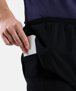 Odlo Men's 2-In-1 Short Essential 6 Inch Black