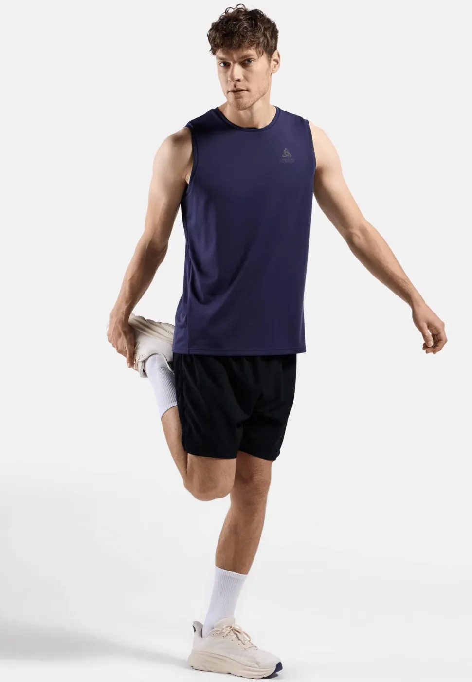 Odlo Men's 2-In-1 Short Essential 6 Inch Black