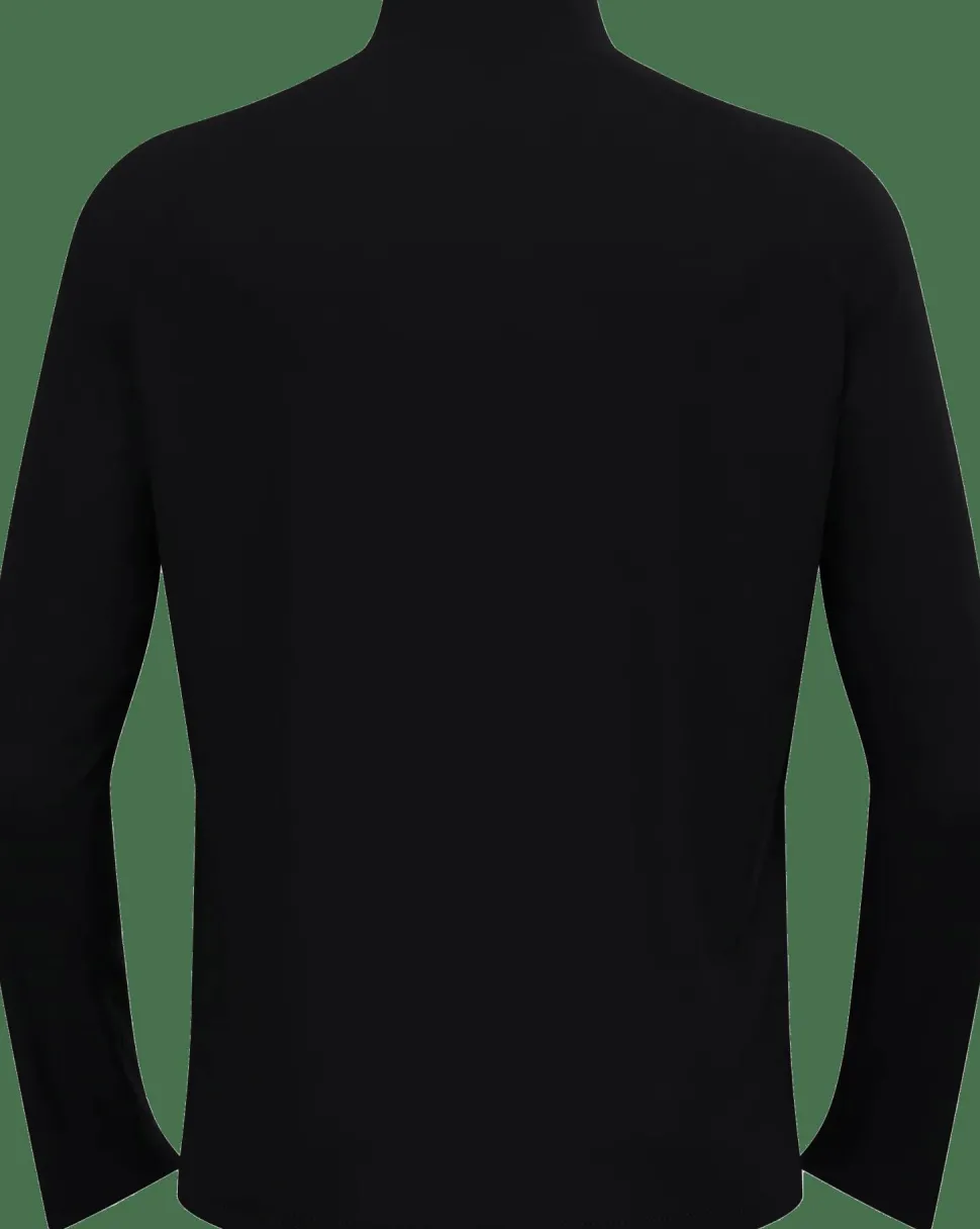 Odlo Men's Mid Layer Essential 1/2 Zip Black - Black