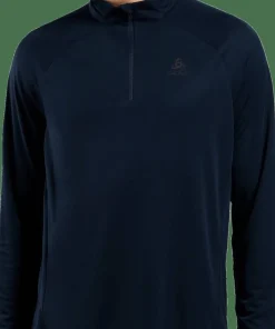 Odlo Men's Mid Layer Essential 1/2 Zip Dark Sapphire