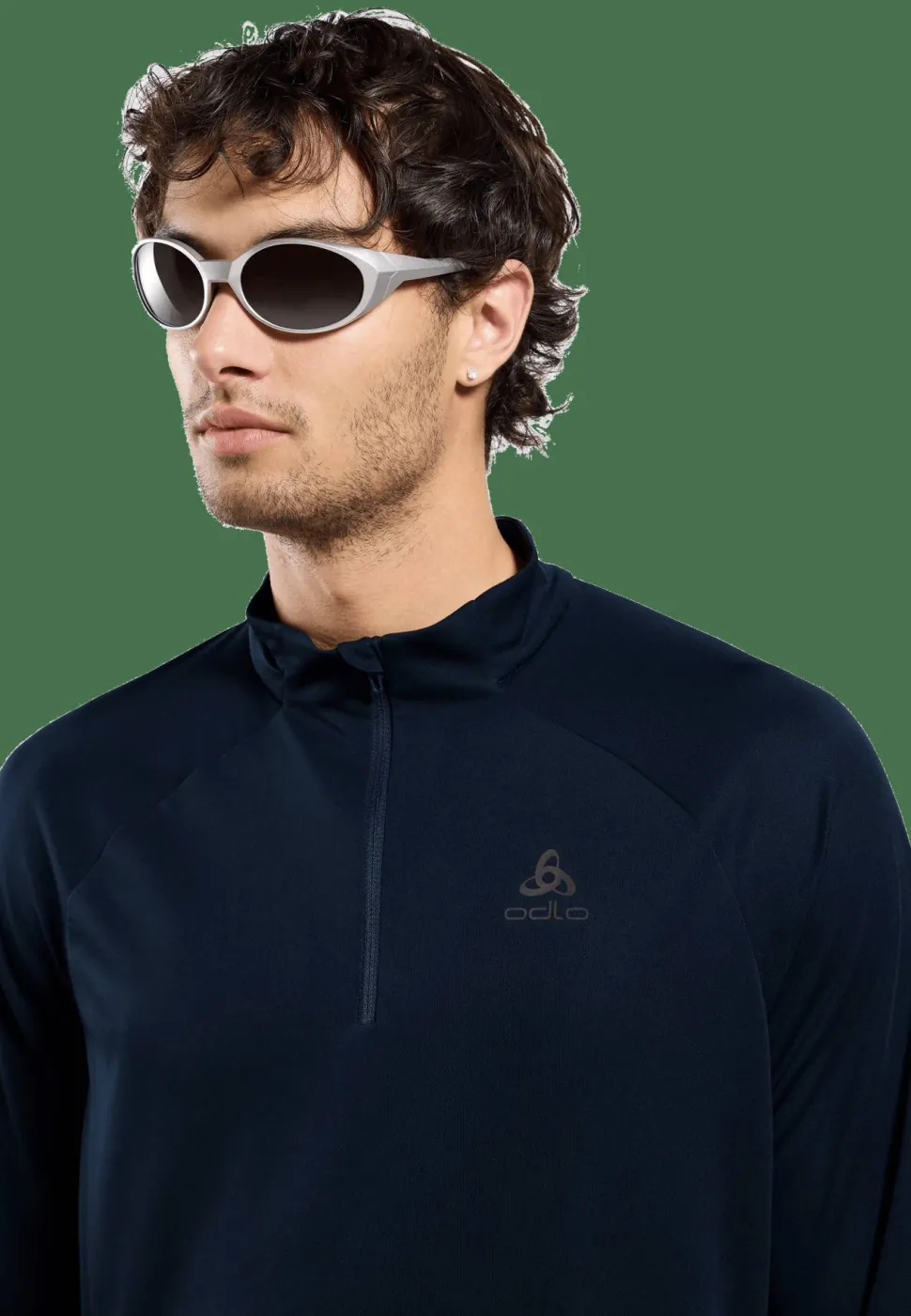 Odlo Men's Mid Layer Essential 1/2 Zip Dark Sapphire