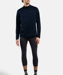 Odlo Men's Mid Layer Essential 1/2 Zip Dark Sapphire