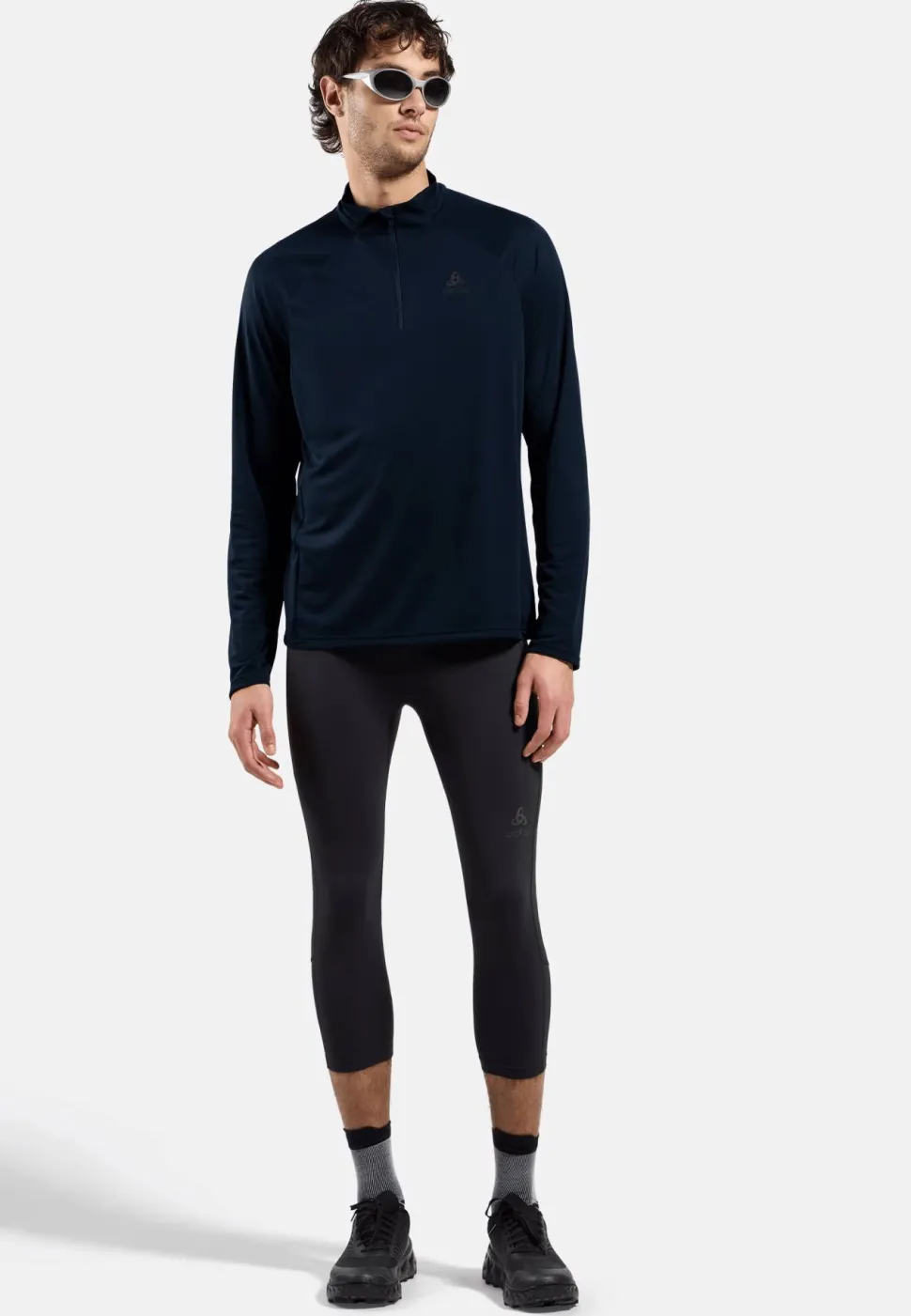 Odlo Men's Mid Layer Essential 1/2 Zip Dark Sapphire