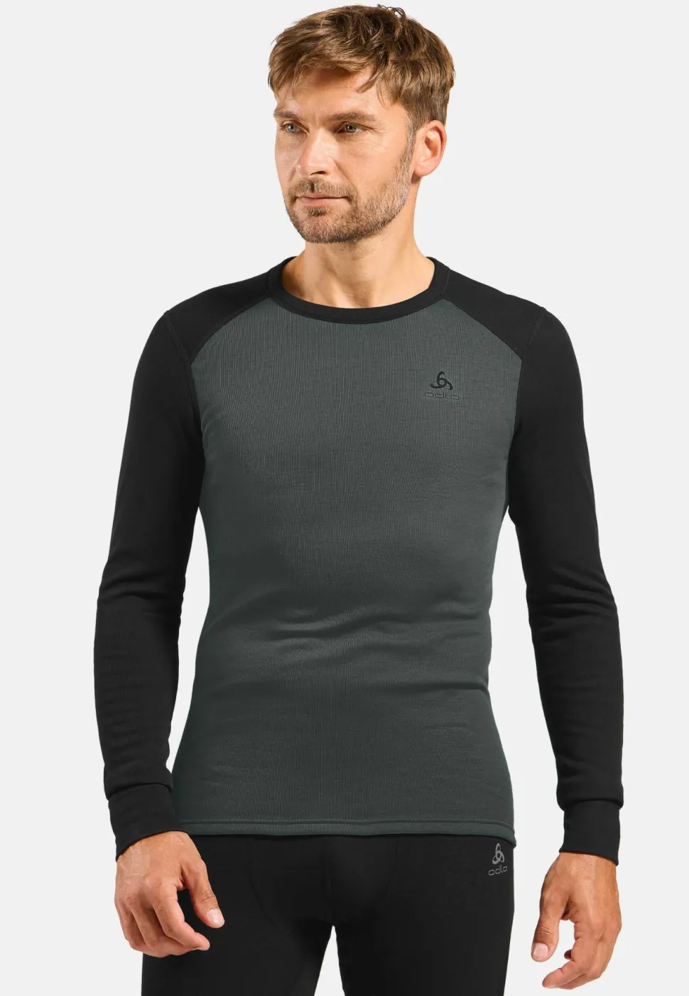 Odlo Men's Odlo Active Warm Base Layer Set Black - Urban Chic