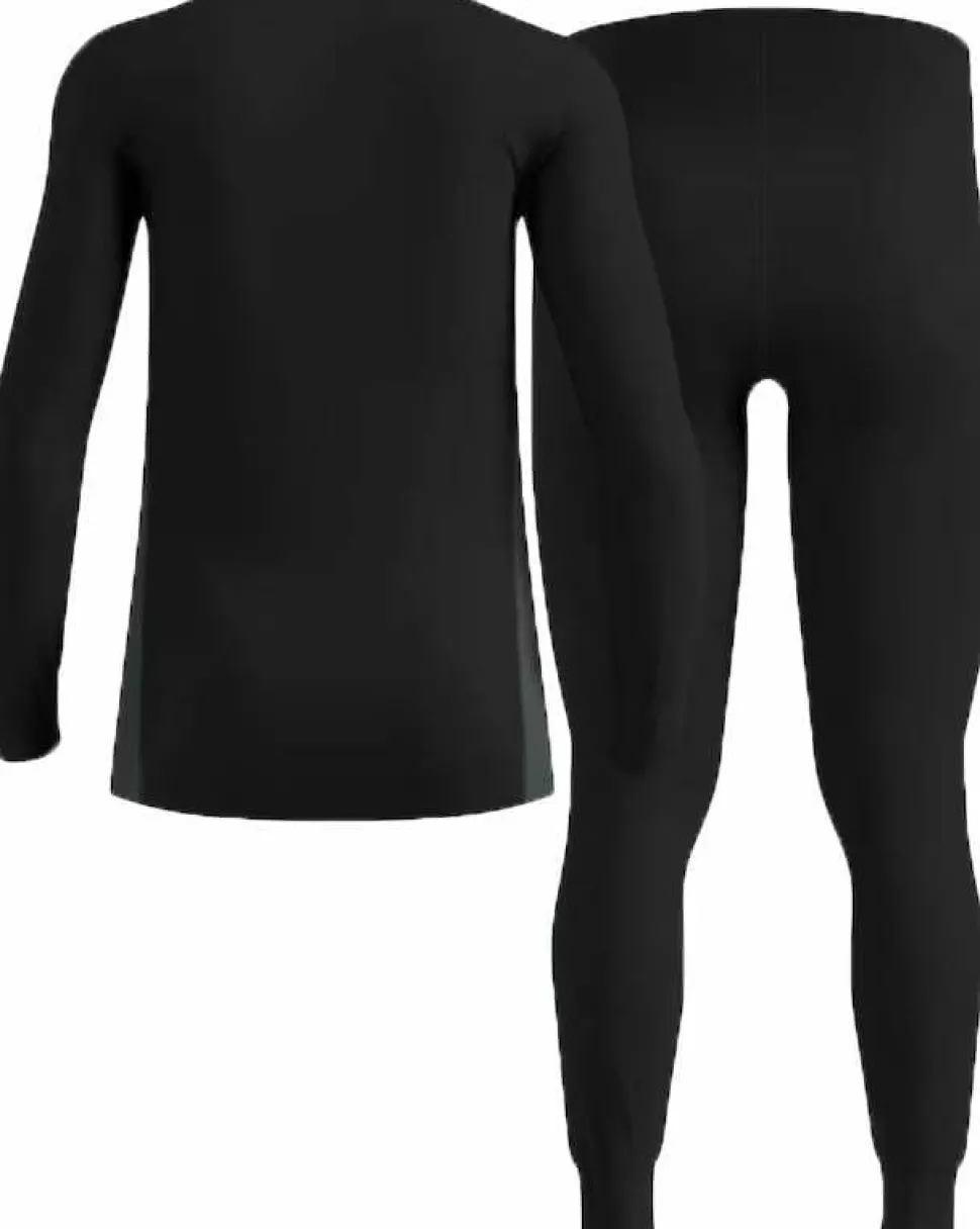 Odlo Men's Odlo Active Warm Base Layer Set Black - Urban Chic